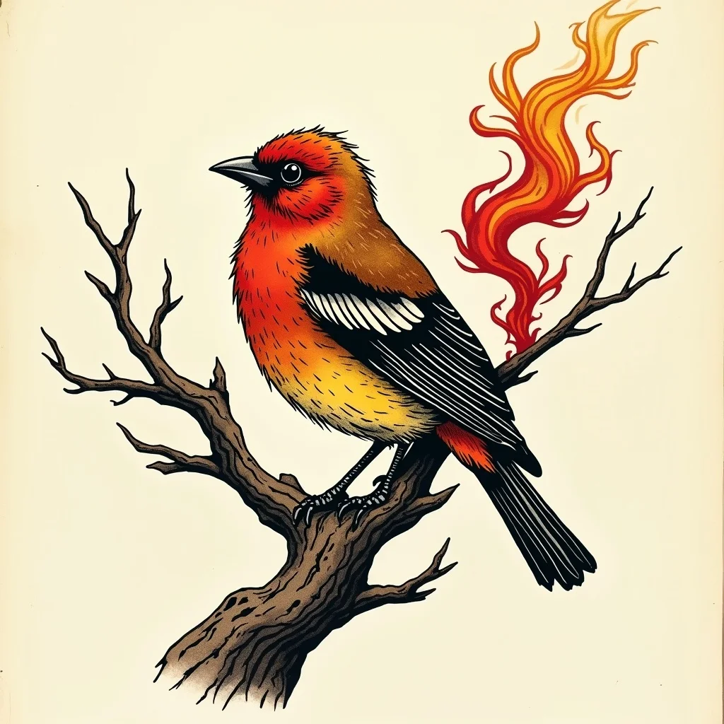 Traditional Tattoo Design: Bold, thick-lined traditional  | TattooVault